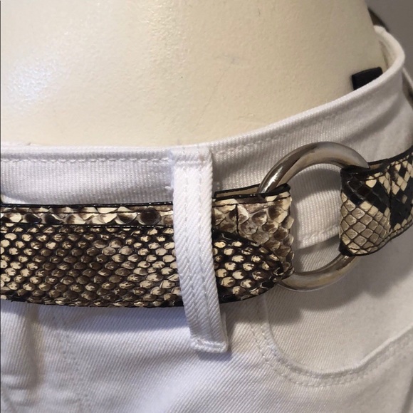 Etcetera Leather Reptile Belt  -Size Large - Picture 3 of 5